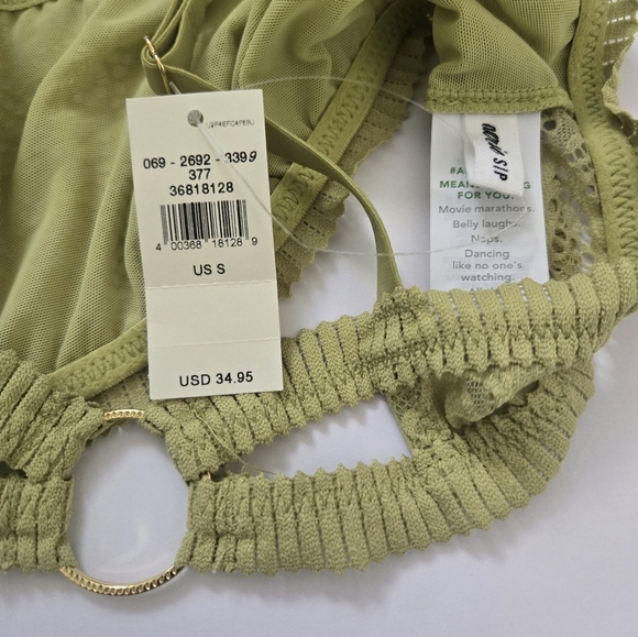 NWT Aerie Lace Unlined Bralette Small - Picture 3 of 3